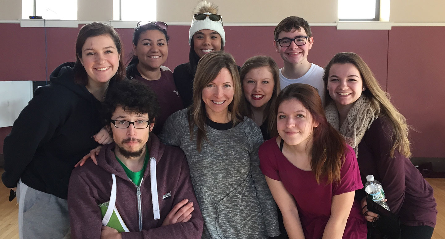 Dance program students and faculty joined 350 dancers from New England colleges at the American College Dance Association (ACDA) conference at Springfield College.