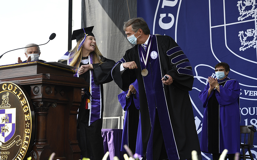 Curry College Celebrates the Class of 2020 in Historic In-Person Commencement