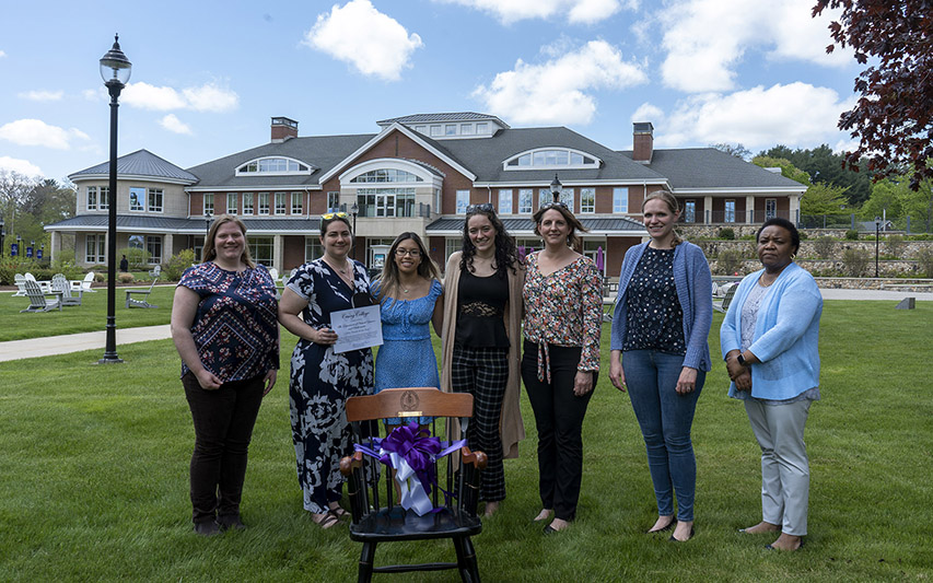 The Department of Natural Sciences and Mathematics awarded Person of the Year for 2021-2022