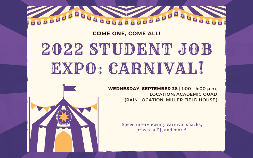 Student Job Expo 2022: Carnival!