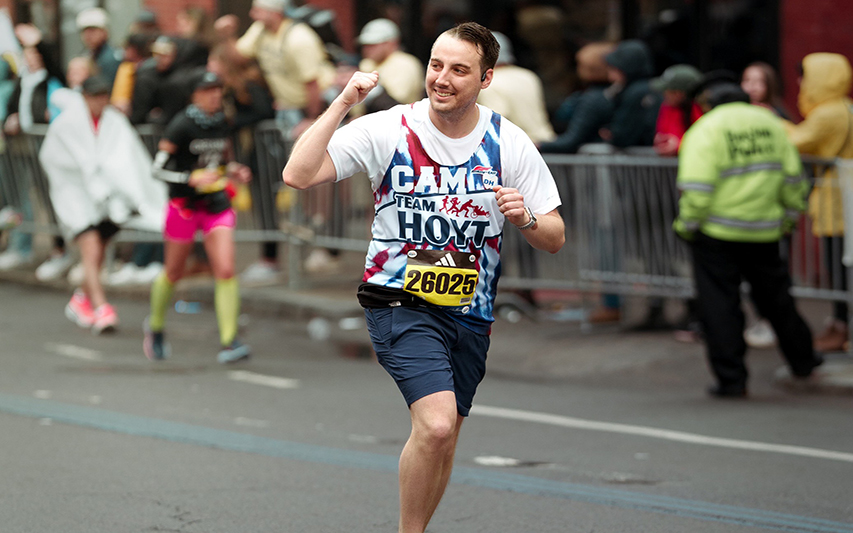 Cam Hoyt '16 Completes First Boston Marathon