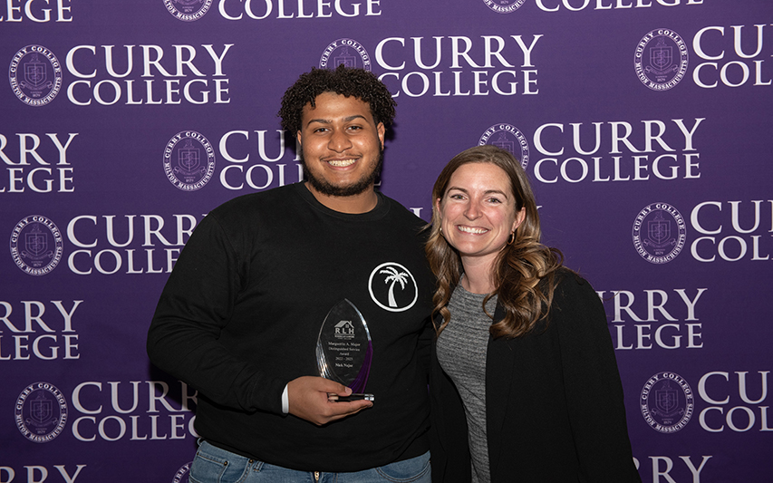 Student and Staff pose at 2023 Curry LEAD awards ceremony 