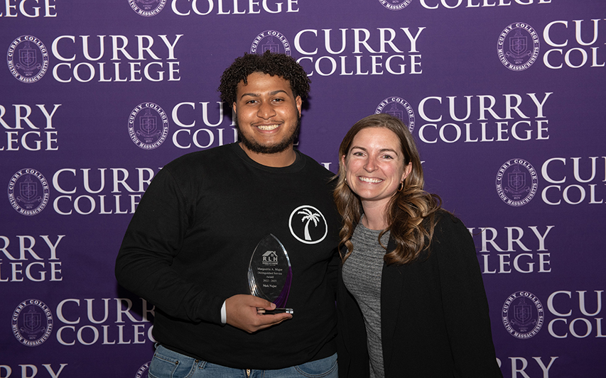 Student and Staff pose at 2023 Curry LEAD awards ceremony 
