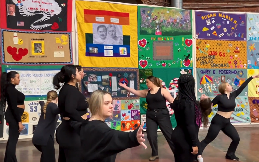 Curry Dance Students Perform at Boston Center for the Arts World AIDS Day Vigil