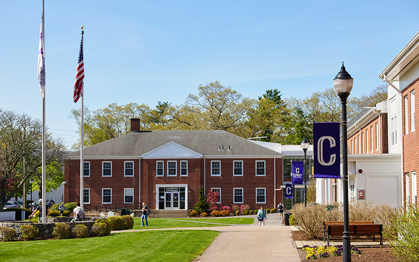 Curry College Quad and Learning Commons