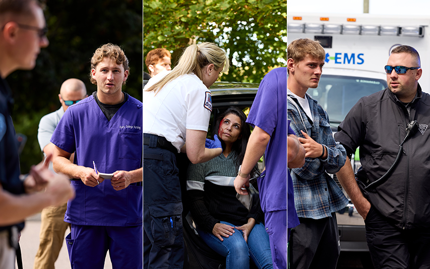 MA State Police Provides Curry Students with Interactive Training Exercises