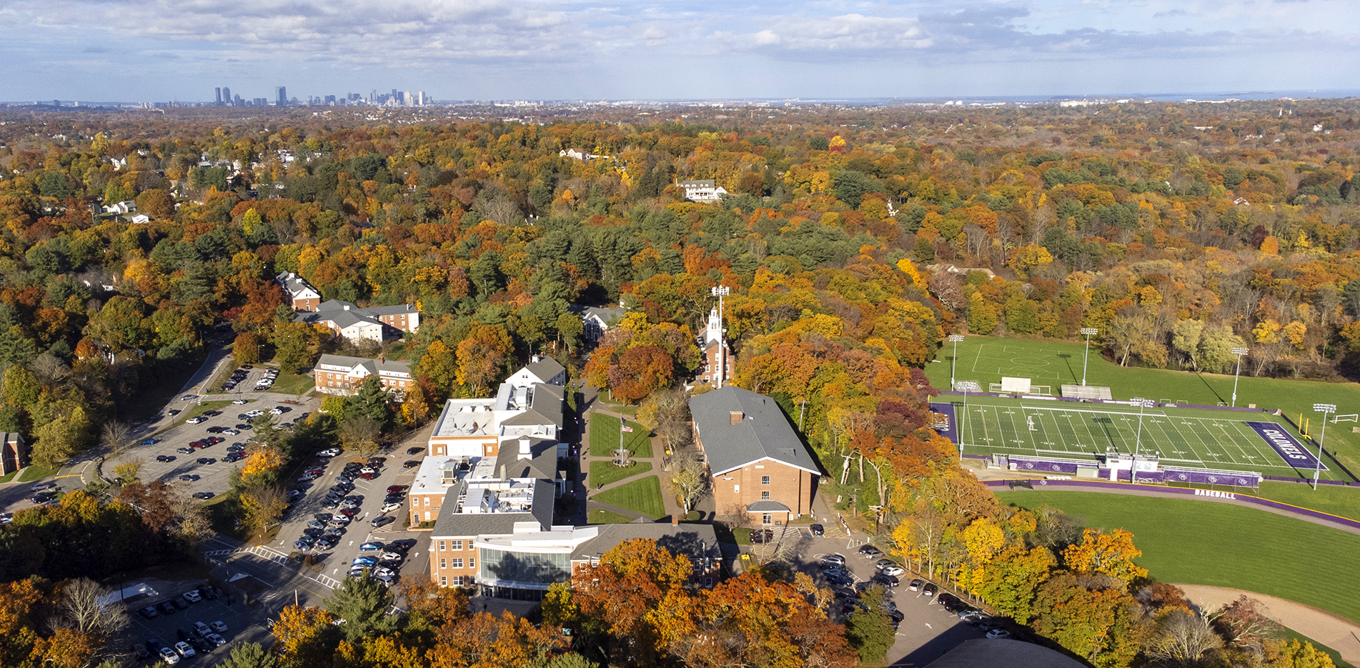 Curry College campus