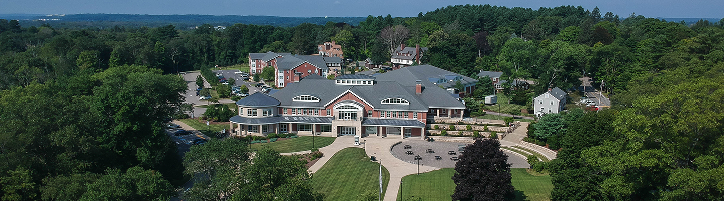 Aerial view of the Student Center