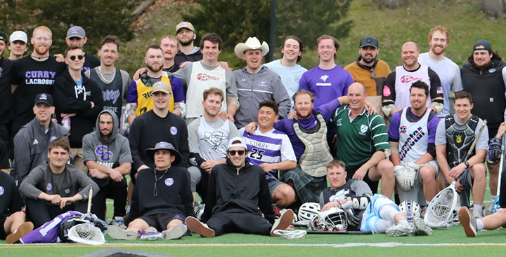 Alumni Men's Lacrosse Game team photo