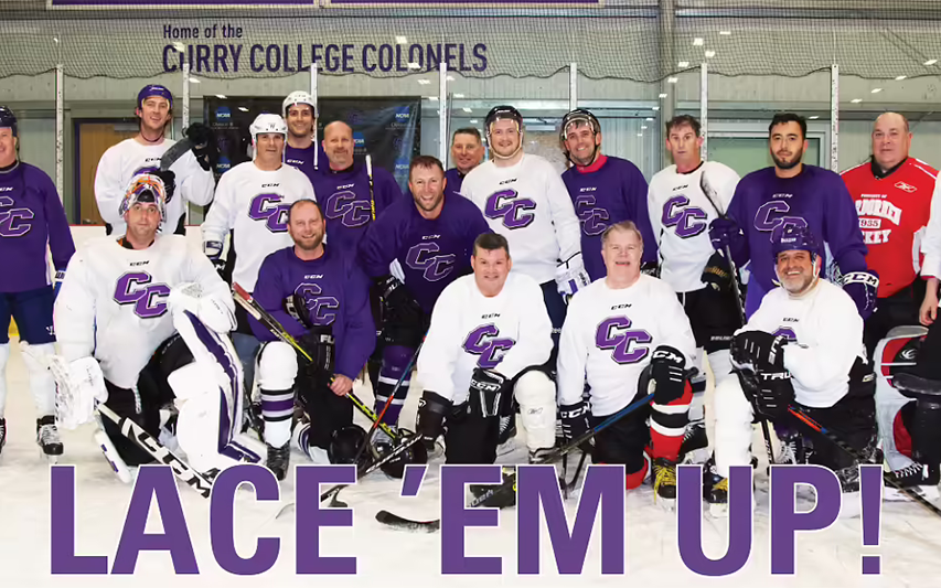 Curry Colonels Alumni Hockey Team Picture