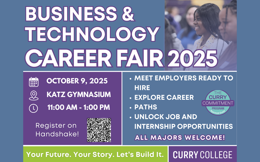 Business & Technology Career Fair poster