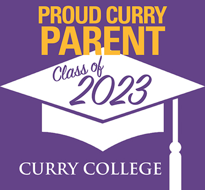 "Proud Curry Parent, Curry College Class of 2023"