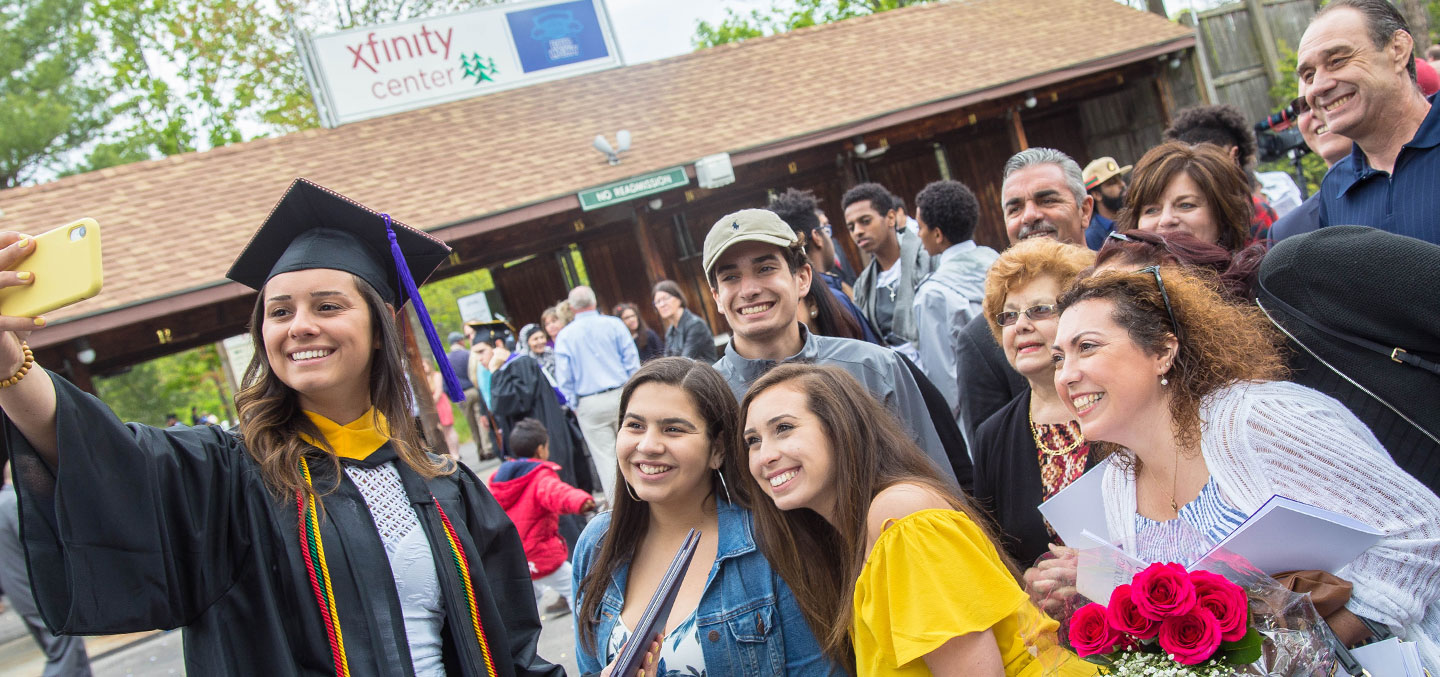 Curry College Commencement at Xfinity Center