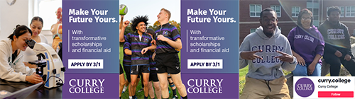 Curry College Digital Ads Collage