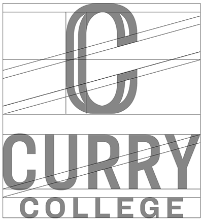 New Curry College Logo Mechanics Diagram