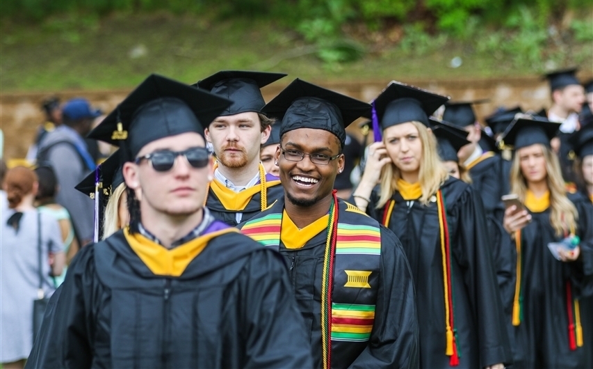 Curry College Class of 2018 graduates at Commencement 