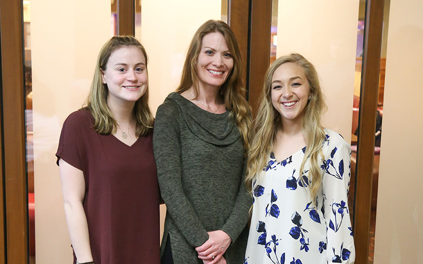 Author Jena Morrow with HIPS student members.