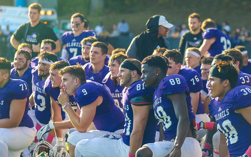 Curry Colonels football student-athletes