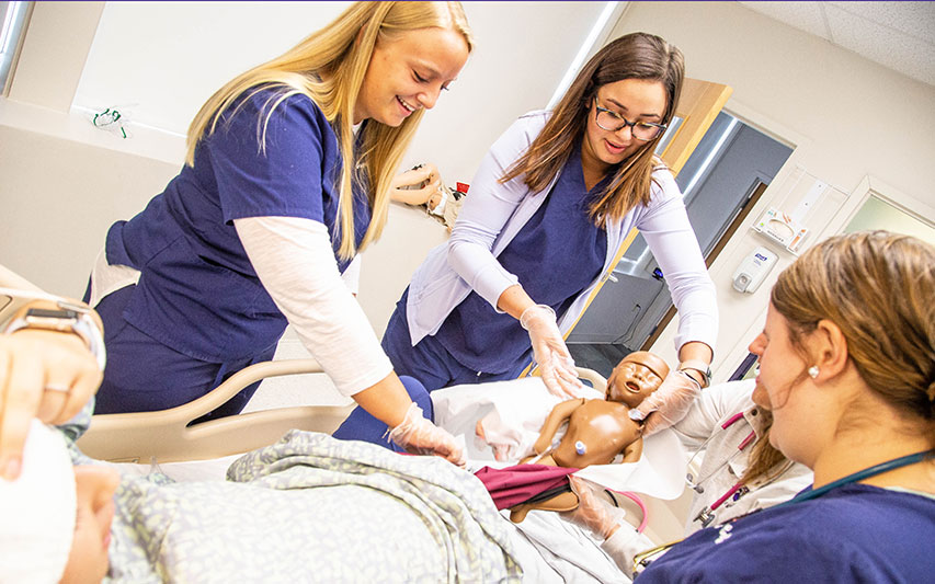 New Birthing Simulator Provides Training for Nursing Students at Curry College