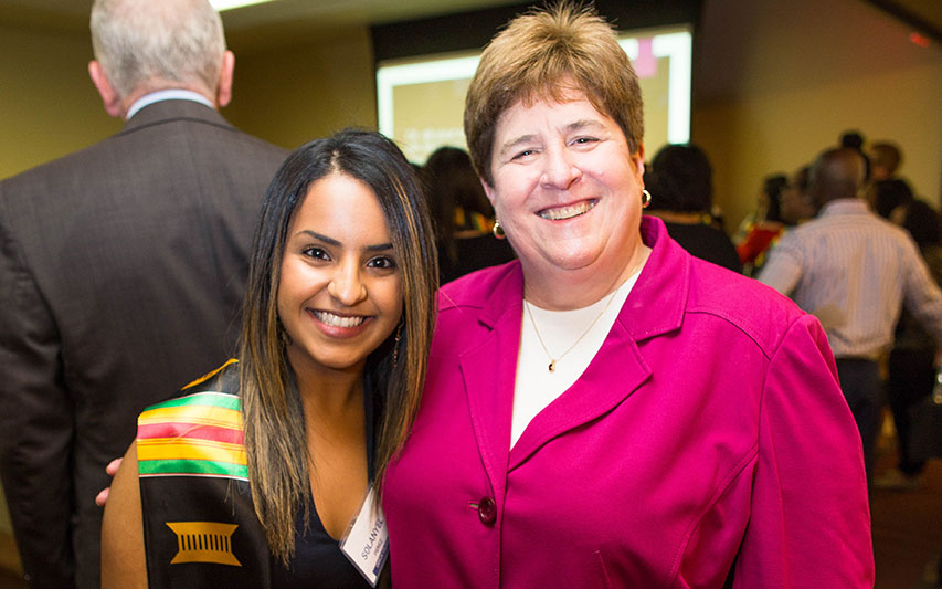 Solanyel (Sonny) Perez, a senior at Curry College who will be graduating on May 19, was recently selected for the Boston Teacher Residency (BTR)