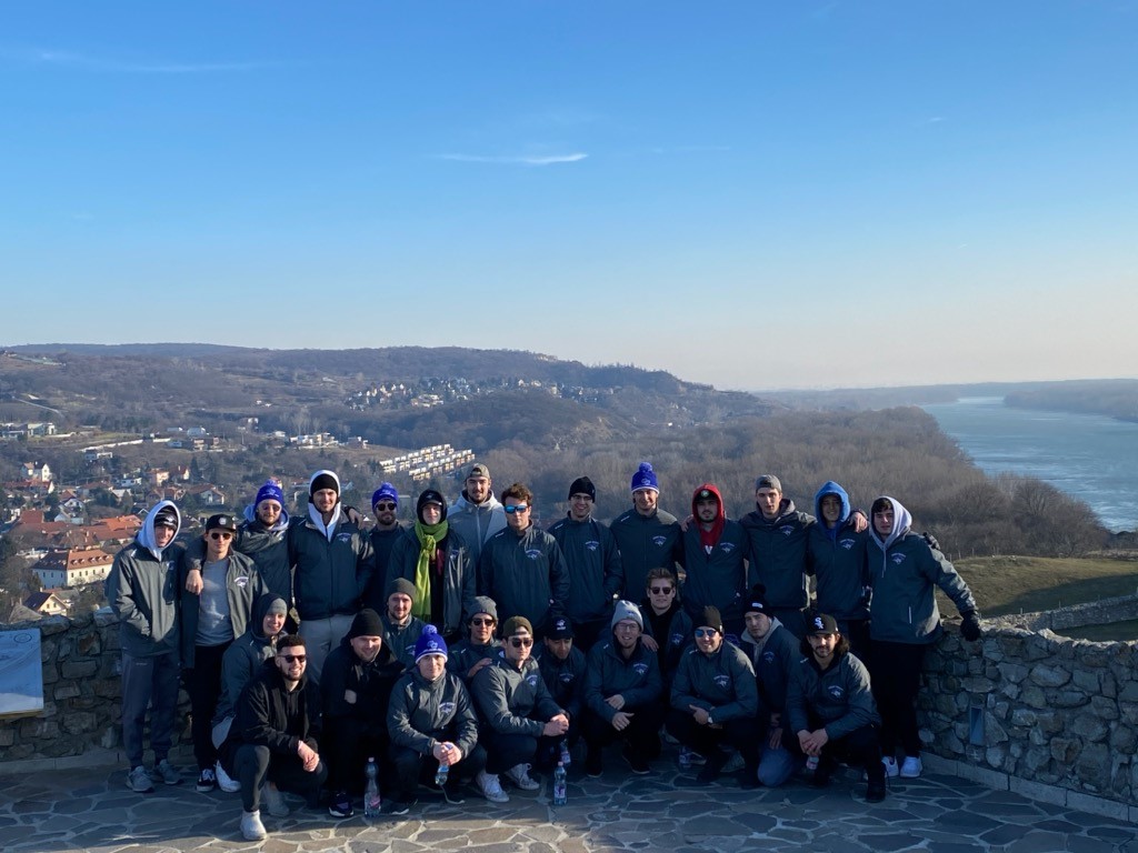 Curry College Men's Hockey Team in Slovakia