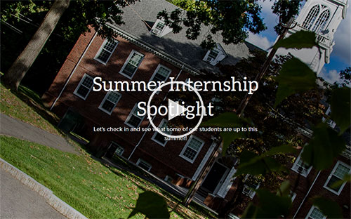 Internship Spotlight - Play Slideshow