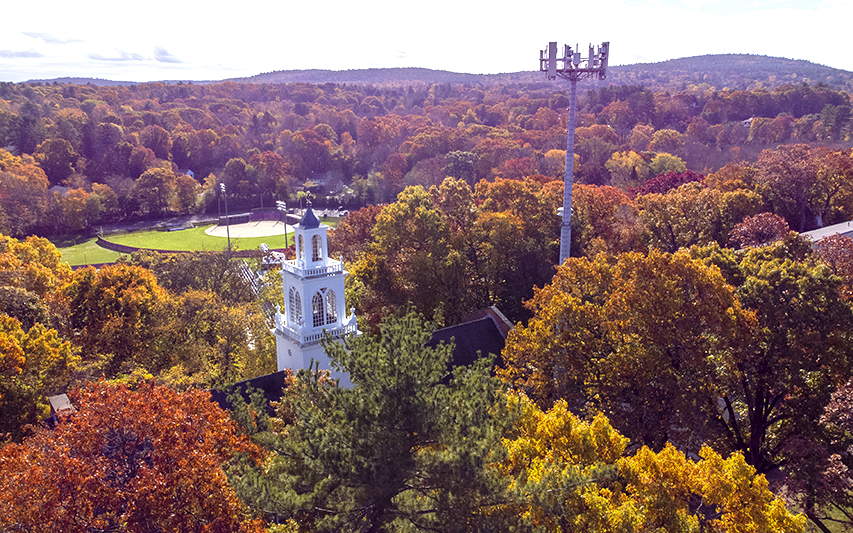 Curry College Milton, Massachusetts Campus in Autumn