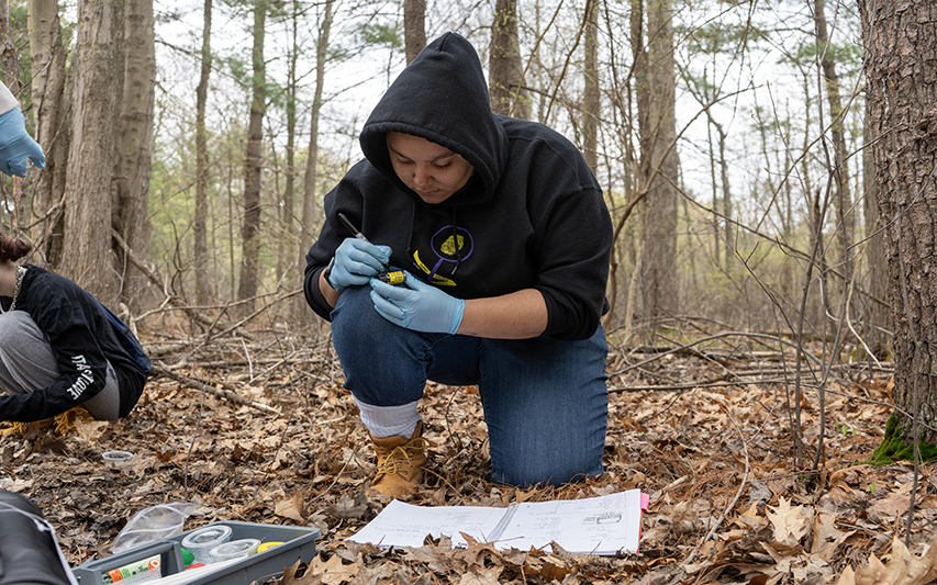 Brittany Bailey Out in the Science Research Field