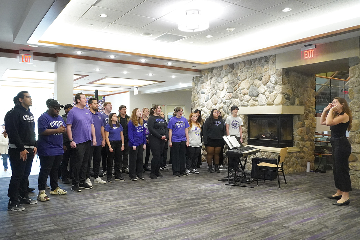 Curry Choir sings