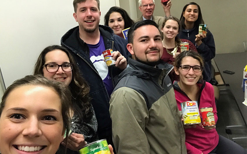 Students donate to food bank