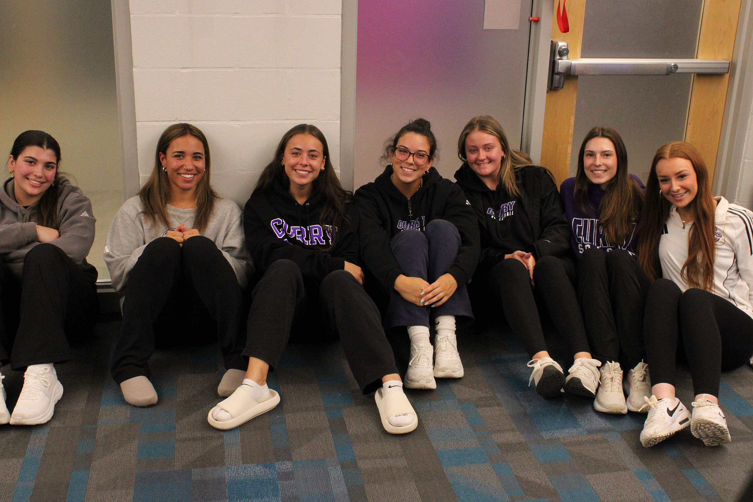 Students pose at NDUR olympics