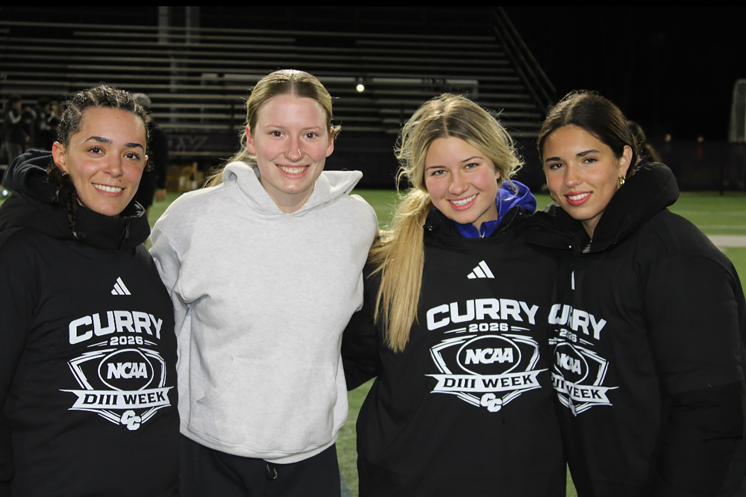 Students pose at Game Night