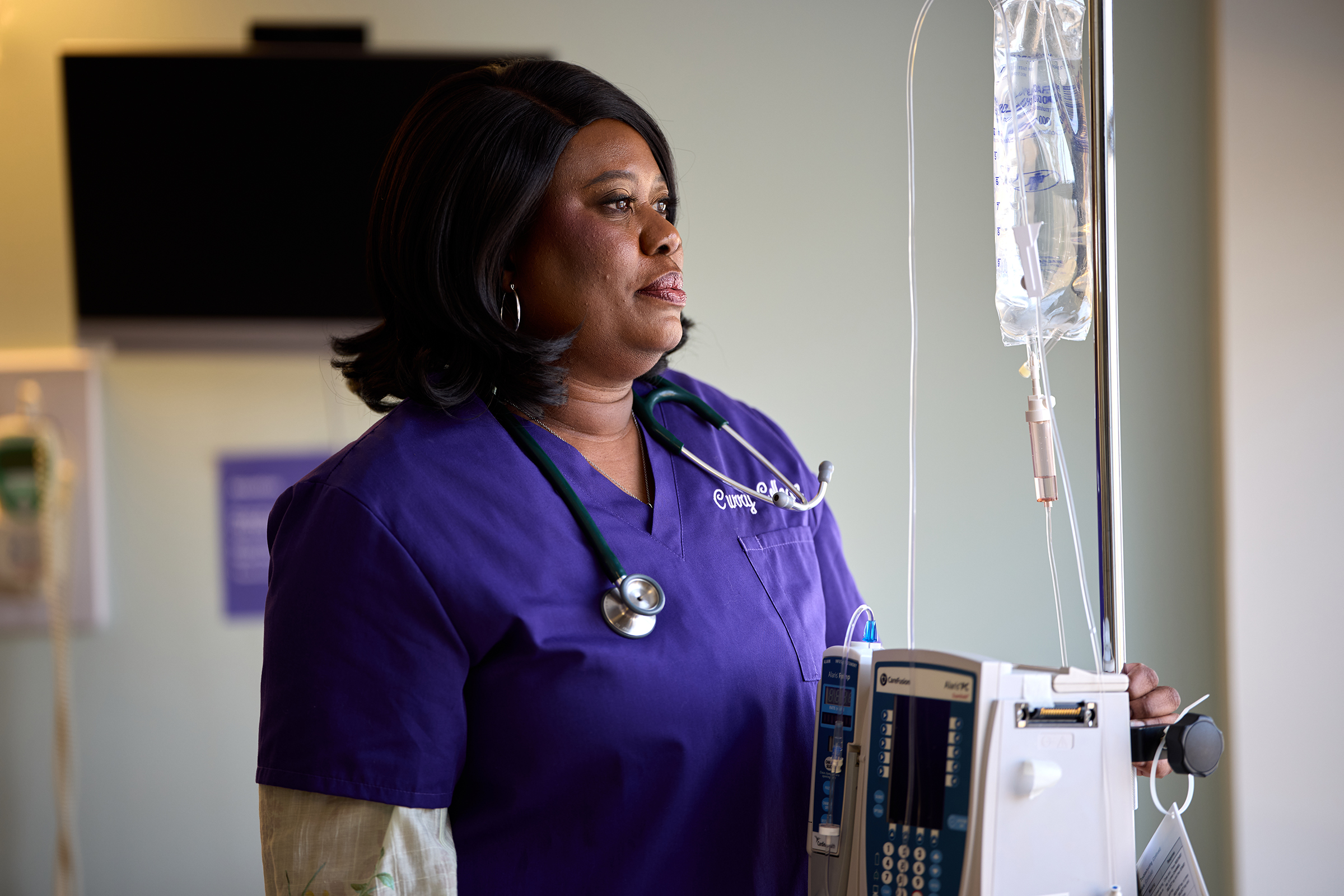 Racquel Rose in sim lab