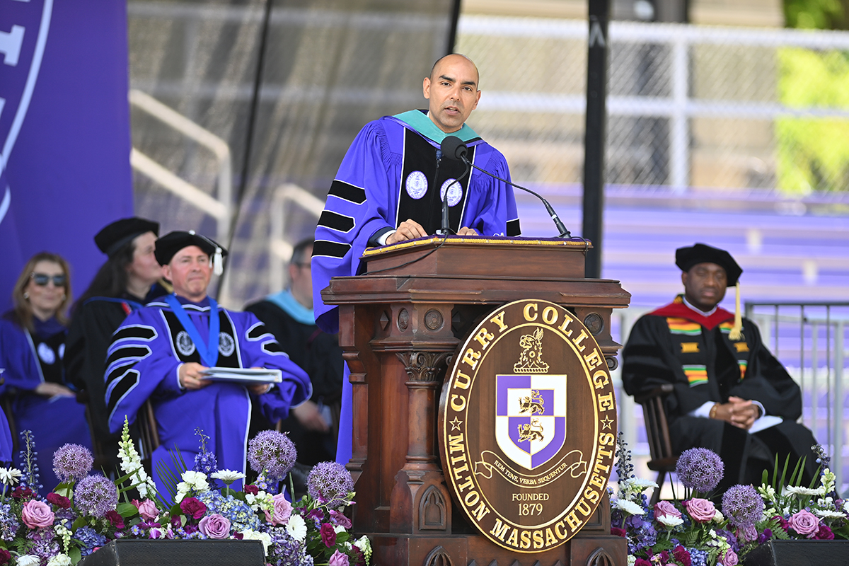 Jon Santiago Delivers Commencement Address