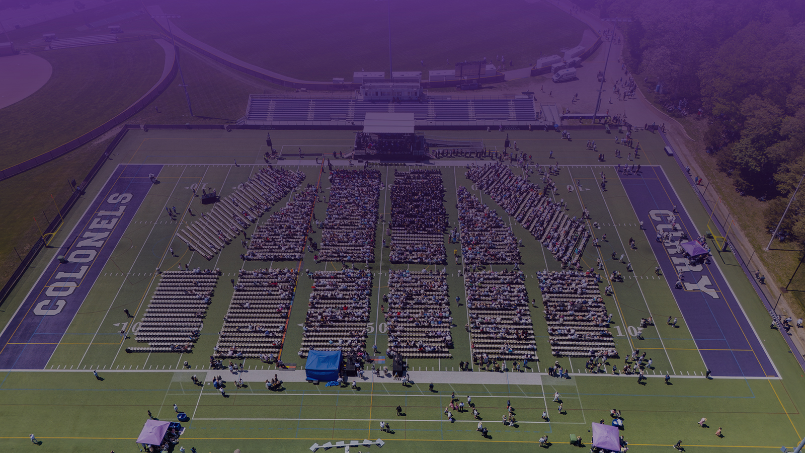 Walter M. Katz Field during Commencement