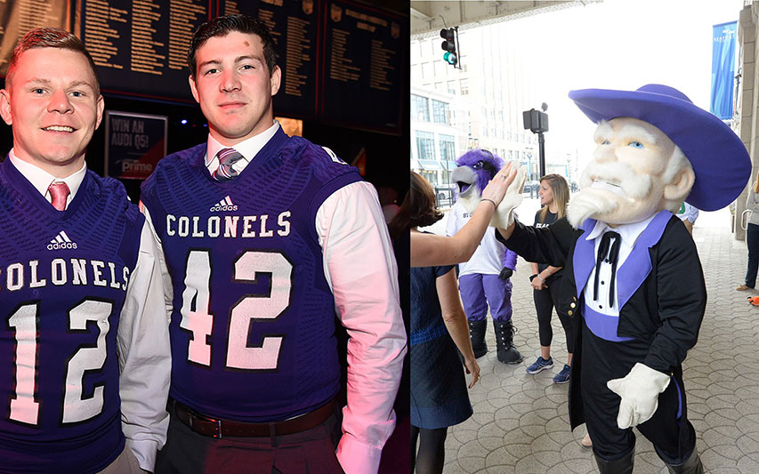 Curry Colonels student-athletes volunteer at Team IMPACT's annual Game Day Gala.