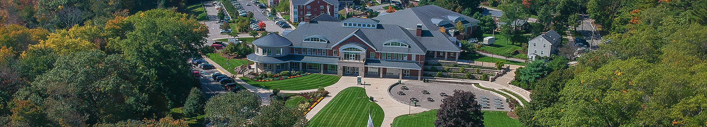 Curry College Campus from above