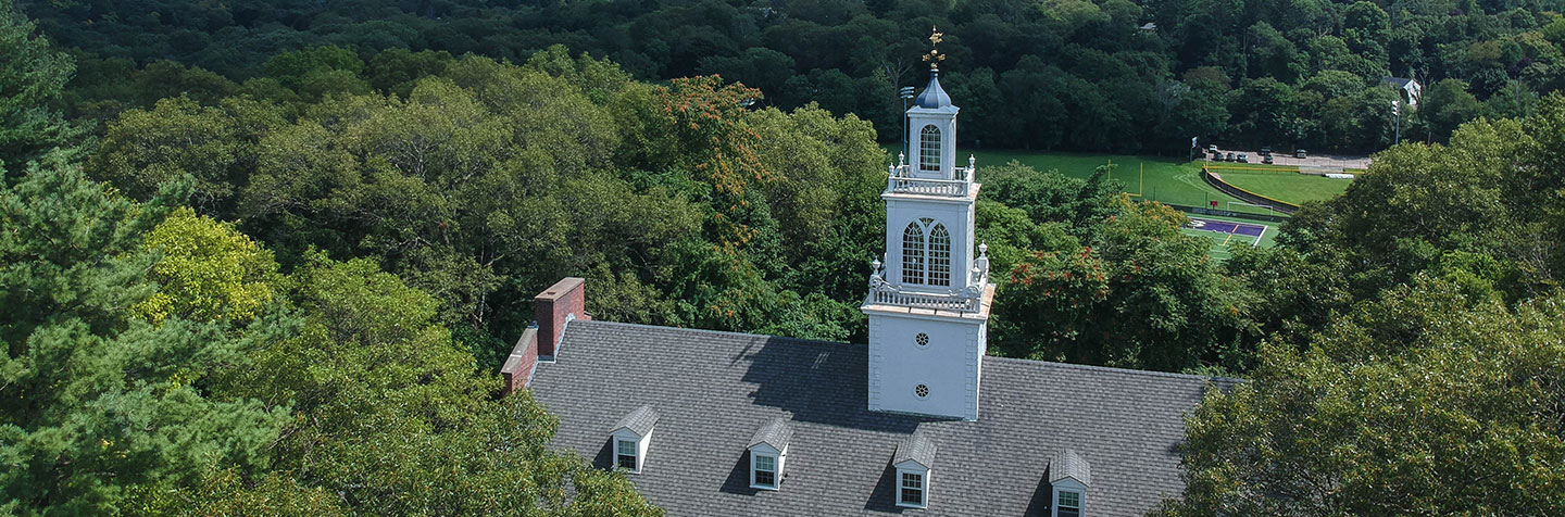 State House from above representing Job Opportunities at Curry College