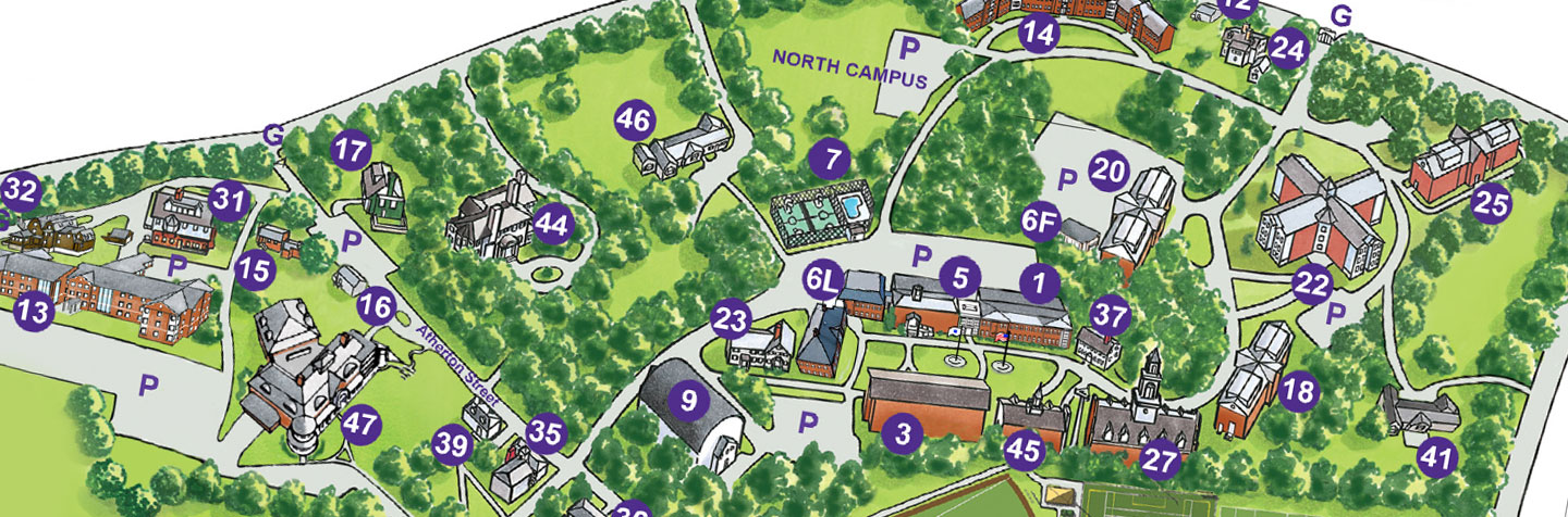 Campus Map Curry College