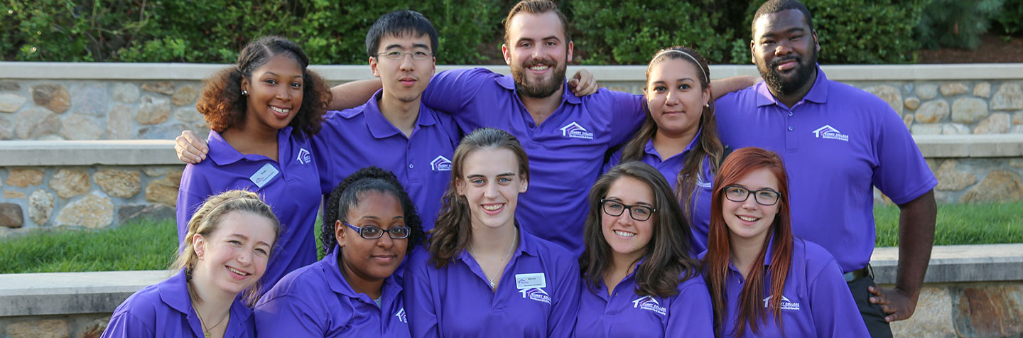 Resident Assistants represent Student Employment at Curry College