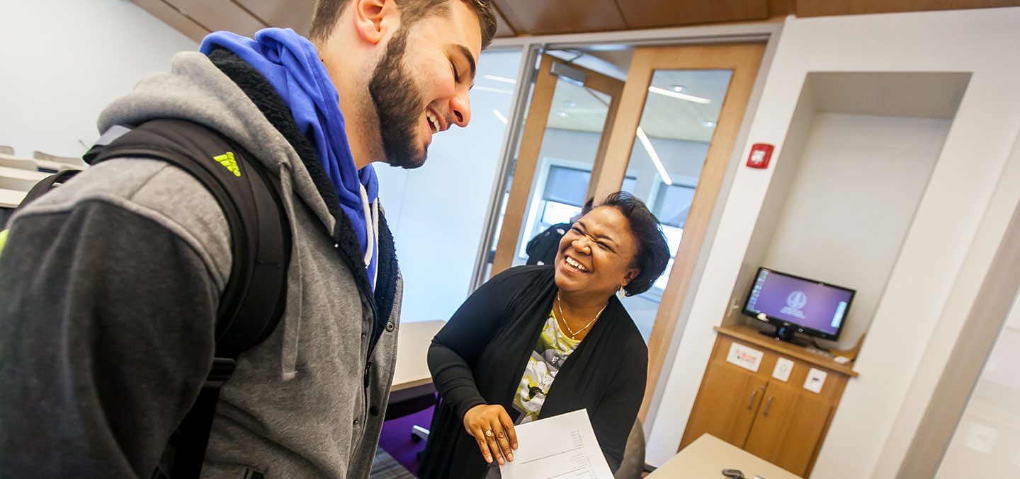 Faculty-Student Interaction in the classroom, representing the answer to the question 'Why Curry?'