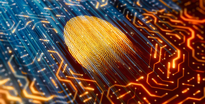 fingerprint technology graphic