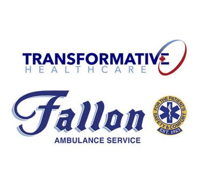Transformative Healthcare/Fallon Ambulance logos