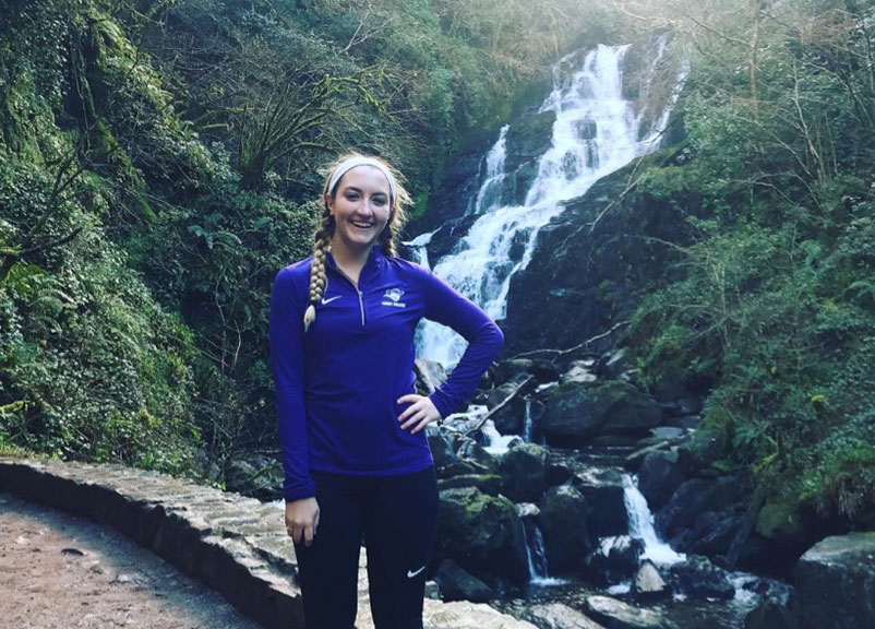 Shea Mathews '20, Curry College student in Ireland