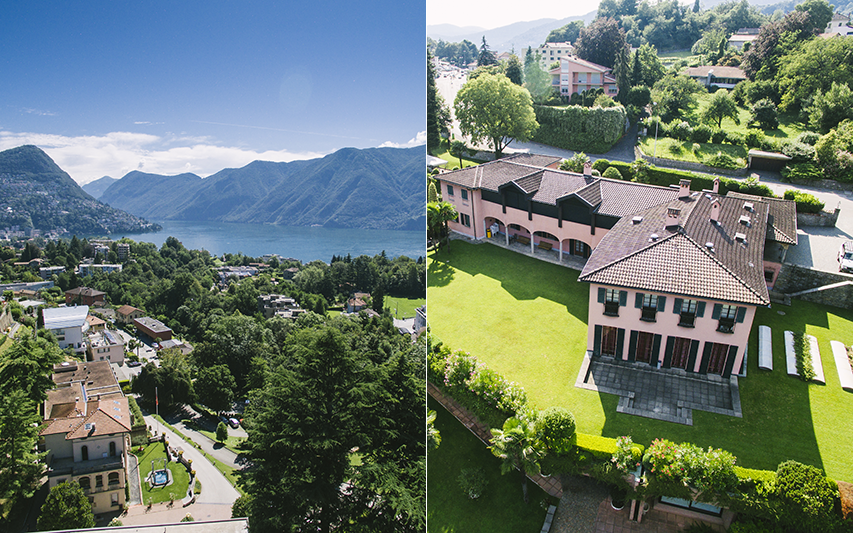 Various aesthetically pleasing sites in Switzerland
