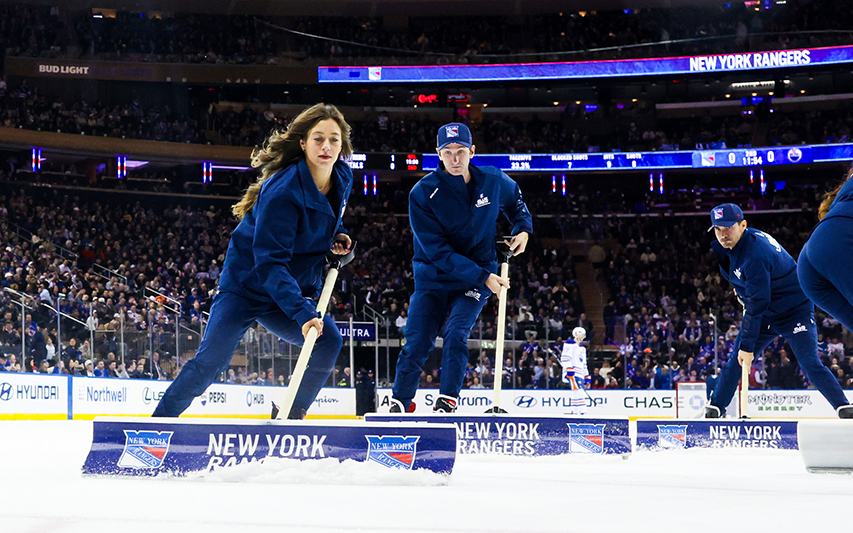 Danielle Reid Stein &rsquo;25 Skates Her Way into Dream Role with the NY Rangers at MSG