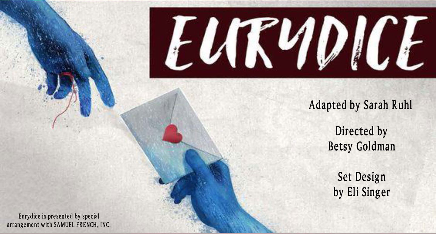 Curry Theatre's Eurydice Poster