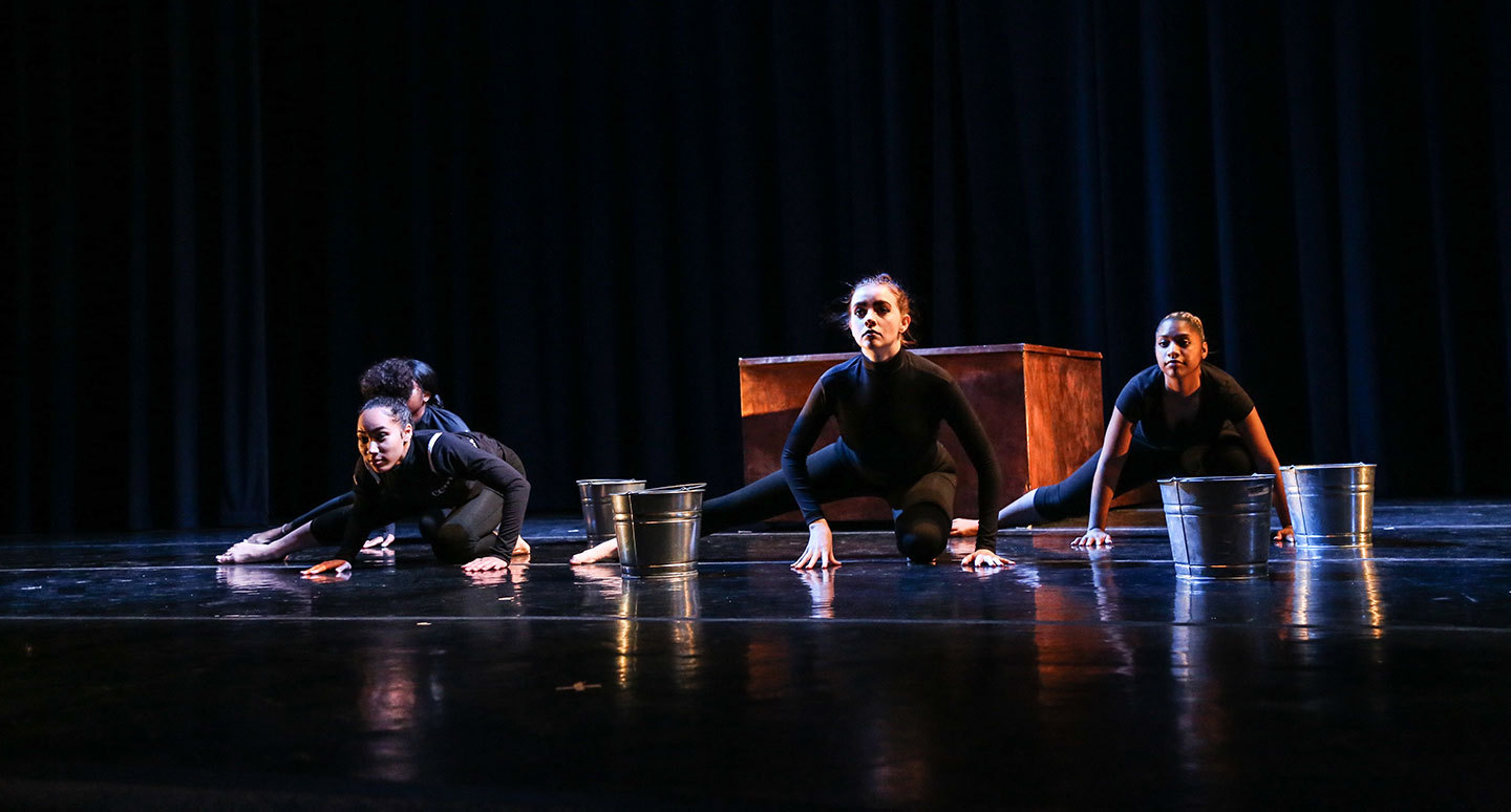 Dance students were featured in the recent annual multidisciplinary performance, "The Well,"