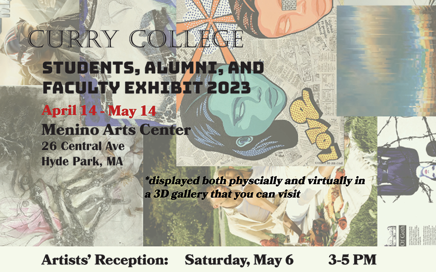 2023 Curry College Exhibition at the Menino Arts Center (poster)