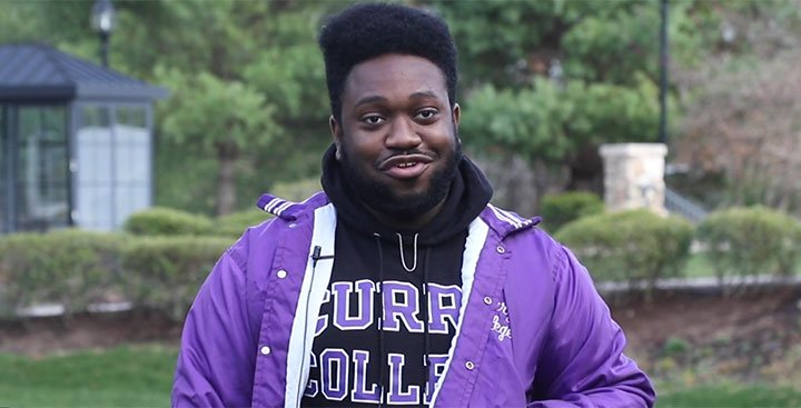 A Curry College student describes his favorite places on campus